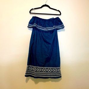 Off Shoulder Summer Midi Dress